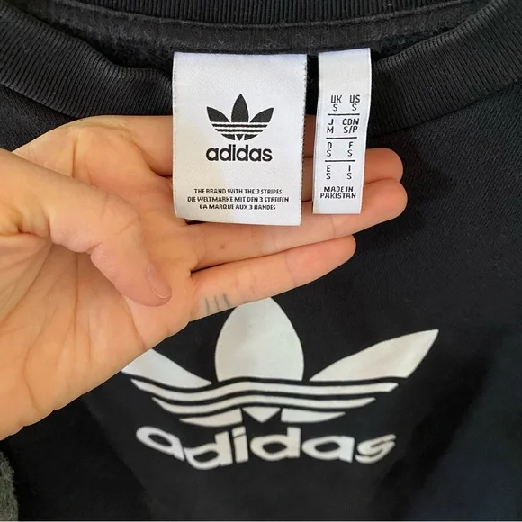 adidas adicolor classics trefoil crewneck sweatshirt size men’s small - Picture 3 of 10